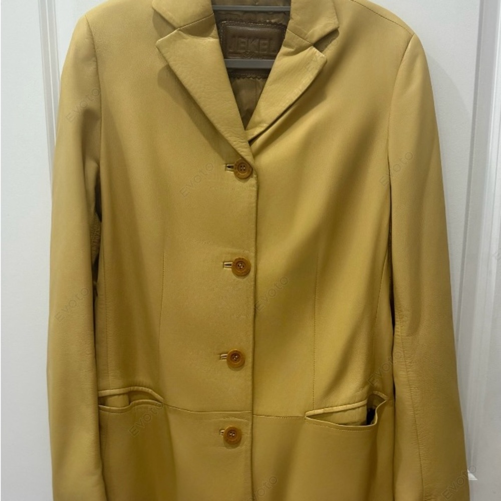 JEKEL Paris Women's Tan Soft Lambskin Leather Jacket